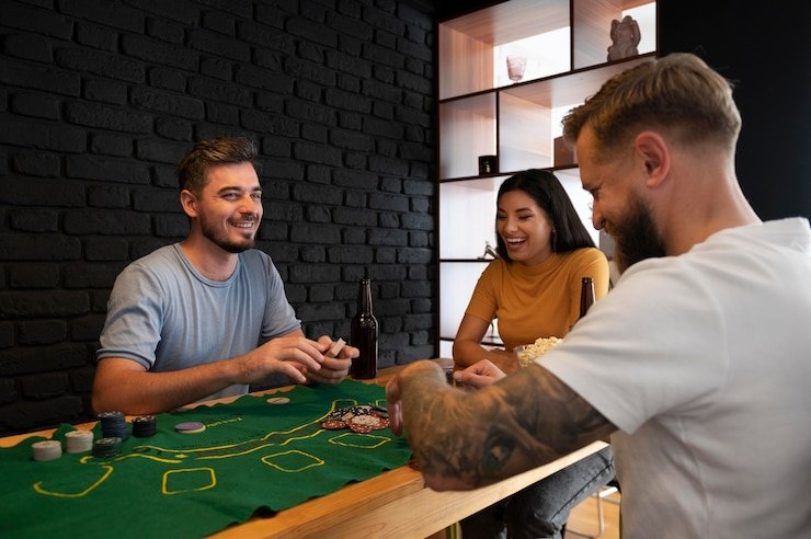 Live dealer table and football match scorecard on screen